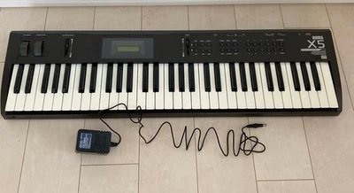 KORG X5 Synthesizer 61-Key Keyboard AC100V Adapter Included Tested AC100V - Image 1 of 4