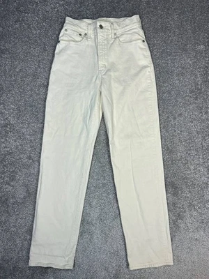 Madewell The Perfect Vintage Straight Jeans Women 25 Beige Denim High Rise 25x29 - Image 1 of 4