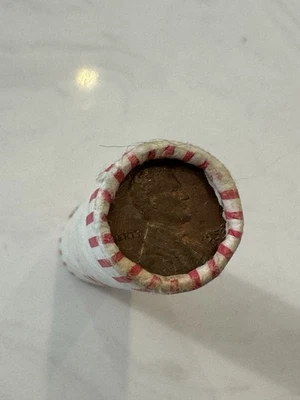 Sealed Wheat Penny Roll! Wheat Cent Lot 1953 & 1956 on Ends - Image 1 of 2