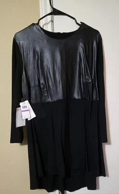 Top Melissa McCarthy de cuero talla grande talla 2x Foto 1 de 4