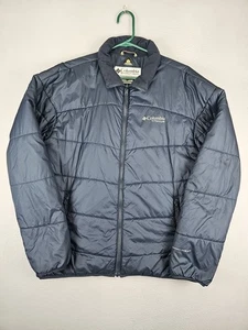 Columbia Titanium Puffer Jacket Men's Large Navy Blue Omni Heat Interchange - Picture 1 of 11