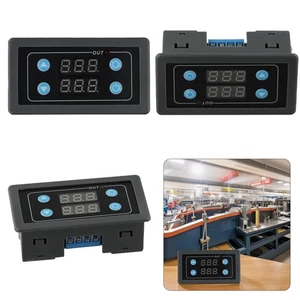 Schlankes schwarzes Kunststoff-Zeitrelaismodul mit breiter Spannungskompatibilit - Picture 1 of 25