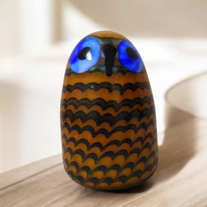 iittala Vögel blau gelb Toikka kleine Schleiereule ohne Karton gebraucht - Bild 1 von 5