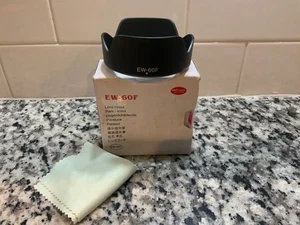 EW-60F Gegenlichtblende für Canon RF-S 18-150mm f3.5-6.3 IS STM auf EOS R7 R10 EF-M - Bild 1 von 2