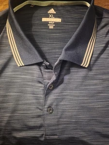 Adidas Herren Golf Poloshirt Größe XL Blau Kurzarm EUC - Bild 1 von 5