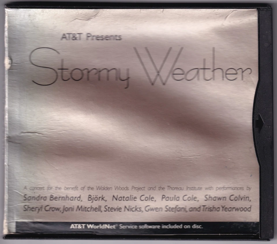 Stormy Weather CD 1998 Promo Walden Woods Project Thoreau Institute Live Concert Foto 1 de 4
