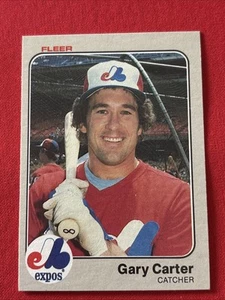 1983 Fleer Montreal Expos Baseball Card #278 Gary Carter - Picture 1 of 2