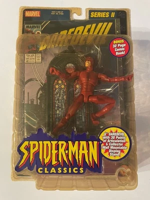 Marvel Toybiz Spider-Man Clásicos Serie 2 Daredevil - 2001 Amarillento Foto 1 de 4