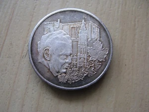 1975 John G. Diefenbaker 13th P M of Canada 1 oz 999 Silver Medal - Alberta Mint - Picture 1 of 4