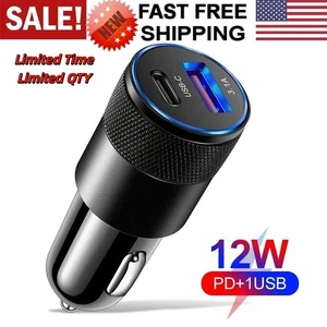 1 Stück PD USB-C Schnell Ladegerät Auto Ladegerät Adapter für iPhone 14 13 12 11 Samsung - Bild 1 von 6