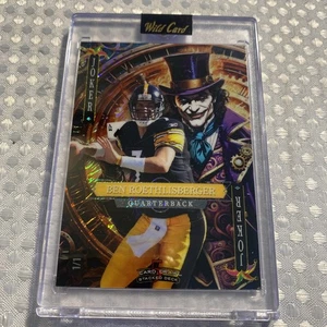 2025 Wild Card 5 Card Draw SD Jokers Wild 1/1 Ben Roethlisberger Joker - Bild 1 von 4