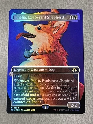 MTG: Modern Horizons 3 - Phelia, Exuberant Shepherd - FOIL Borderless - 0364 NM - Image 1 of 2