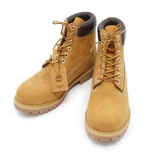 LOUIS VUITTON LV × Timberland 6-IN EncreBoots Size 9 NubuckCalf Leather Bei... - Picture 1 of 11