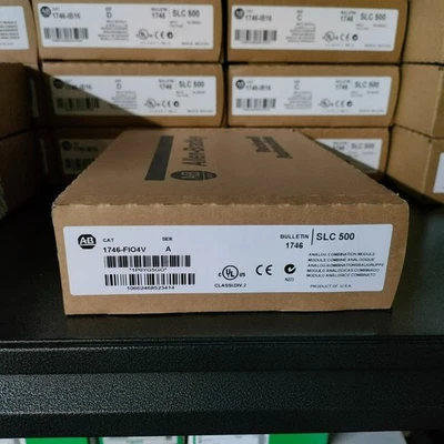 New Allen Bradley 1746-FIO4V SER A SLC 500 Analog Output Module AB 1746-FIO4V - Image 1 of 4