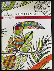 Colorfull: Rain Forest Coloring Book for Adults - Paperback - New - Picture 1 of 1