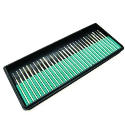 30PC Diamond Burr Bits Drill Kit for Dremel Rotary Tool  Engraving Carving - Image 1 of 4