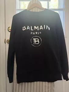 Pre-Owned Balmain Paris Sweater Men’s Size Medium - Picture 1 of 6