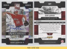 2009 Donruss Elite Extra Edition Status Gold Signatures /5 Dean Weaver #127 Auto