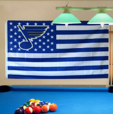 ST. LOUIS BLUES FLAG 3'X5' 3X5 BANNER HOCKEY USA STRIPES MAN CAVE FLAGS