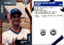 Andrew Cotner 1992 Fleer ProCards #1524 Card *AutographDen*