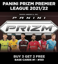 PANINI PRIZM PREMIER LEAGUE 2021/22 21-22 BASE CARDS #1 - #150