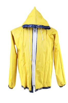 Chaqueta de Lluvia Kagool De Colección PVC Pac-a-Mac Capucha Cremallera Azul Marino Festival Usar Poncho Foto 1 de 4