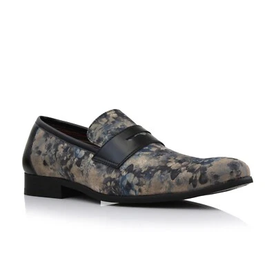 Ferro Aldo SIDNEY Men's Casual Patterned Penny Loafers - Image 1 of 4