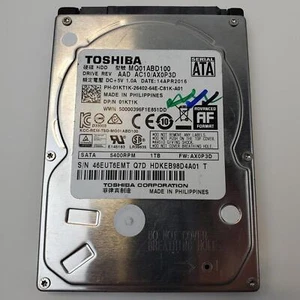Toshiba MQ01ABD100 1TB 2.5" SATA Internal HDD | Grade A - Picture 1 of 2