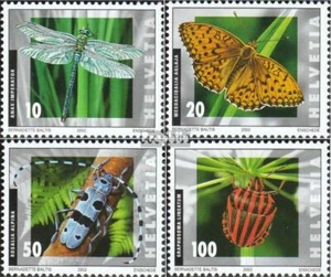 Suiza 1802-1805 usado 2002 sellos: insectos - Imagen 1 de 1