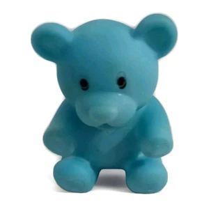 Oso de peluche azul adorno de pastel baby shower - Imagen 1 de 5