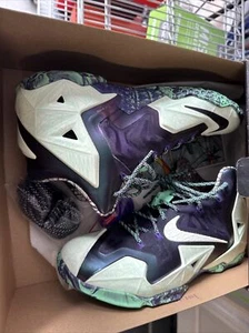 Nike LeBron 11 XI All Star Gator King 2014 Size 11 Sneakers w/ Box 647780-735 - Picture 1 of 2