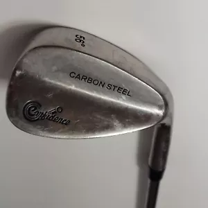 Confidence Carbon Steel Sand Wedge Golf Club 56° RH Stiff Steel ~37.75" - Picture 1 of 15