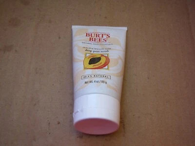 BURT'S BEES DEEP PORE SCRUB PEACH & WILLOW BARK 4 OZ  - Image 1 of 2
