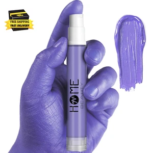 Violet Face Body Paint, Washable Formula Matte Liquid Foundation for Halloween C - Picture 1 of 4