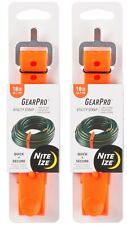 Nite Ize GearPro Utility Strap, 18" - Bright Orange (2-Pack)