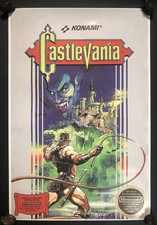Castlevania NES Nintendo Game Box Art Poster NEW