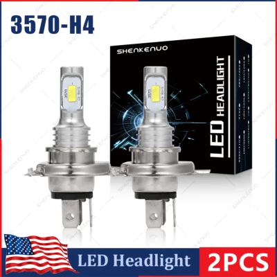 Para Toyota Sienna 1998-2000 - 2X 9003 Faros LED Delanteros Luz Alta Baja Foto 1 de 4