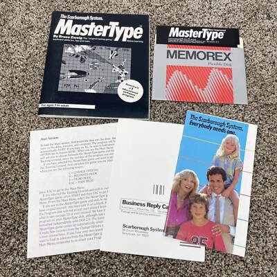 MASTERTYPE (Atari 400/800/XL/XE, Commodore 64, 1984) NTSC - Image 1 of 4