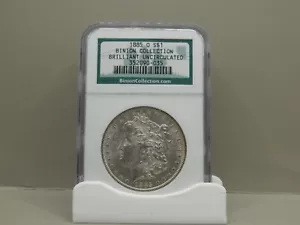 BINNION SAMMLUNG 1885-O MORGAN SILBER DOLLAR NGC BRILLANT BANKFRISCH - Bild 1 von 4