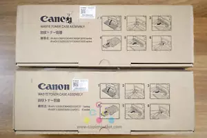 2 OEM Canon iR AD C5030,C5250,C5255 Waste Toner Containers FM4-8400-010 - Picture 1 of 6