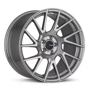 17x8 +45 Enkei TM7 5x100 Storm Gray Wheels (Set of 4) - Picture 1 of 2