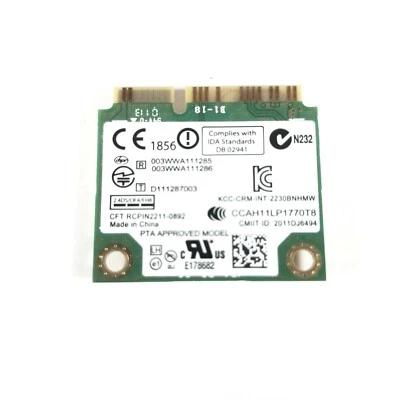 TARJETA INALÁMBRICA TOSHIBA SATELLITE P55-A5200 WI-FI LAPTOP INTEL G86C0005Q710 - Foto 1 de 2