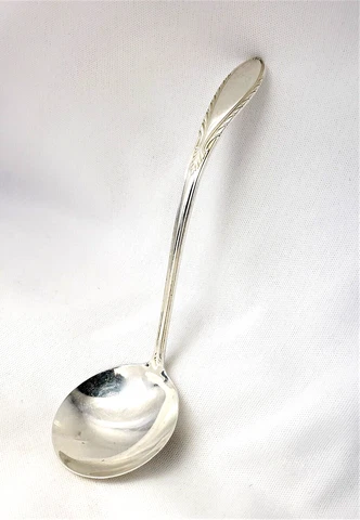 Weidlich 1927 Stratfield Sterling Silver Sauce Cream Gravy Ladle Small VINTAGE Cover