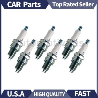 Spark Plug 6X DENSO Auto Parts For Ford Mustang II 1974 1975 1976 - Image 1 of 3