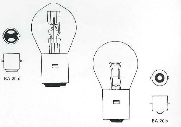 6 volt 45/40 watt Yellow Bosch Bulb BA20d Vintage and Classic Cars  - Image 1 of 1