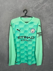 Manchester City Goalkeeper football shirt 2020 - 2021 Puma Polyester Mens Size L - Picture 1 of 11