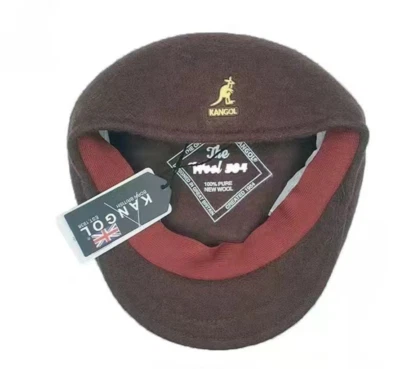 热卖 Kangol 冬季羊毛保暖报童平底帽休闲女式贝雷帽 — 第 1/3 张图片