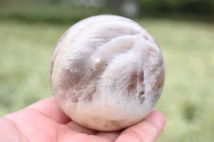 Natural moonstone Carved Ball Reiki Crystal Sphere Decor Gift 1pc - Bild 1 von 15