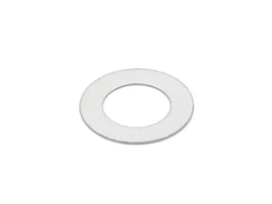 Disco de ajuste DIN 998, acero, blanco d = 10 mm / D = 16 mm / H = 1,0 mm - Imagen 1 de 2