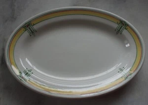 Vintage Hotel Ware W.H. Grindley & Co. England 8" Oval Plates Lennox I HAVE 33 - Picture 1 of 3